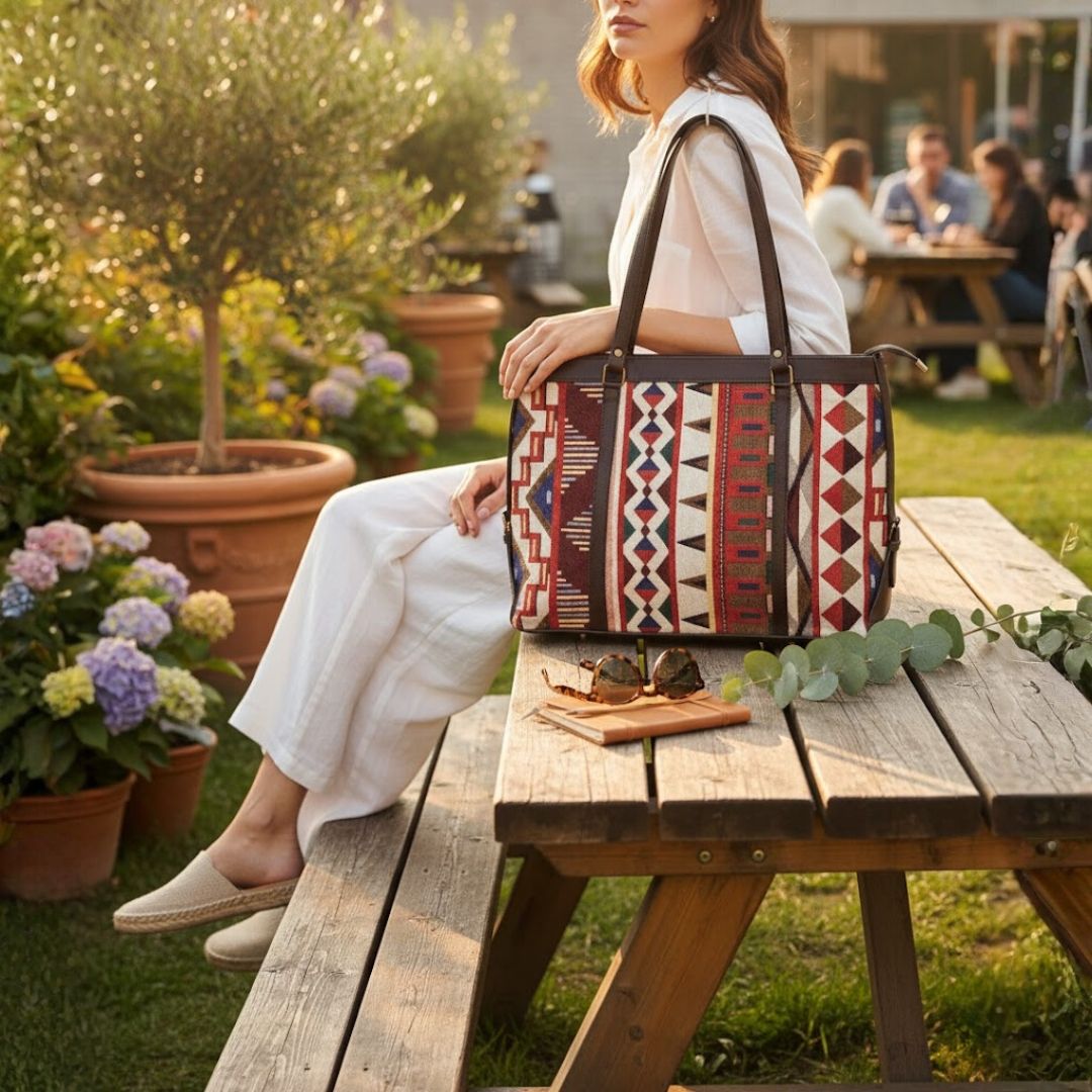 Executive Laptop Tote: Stylish Eco-Friendly Carryall